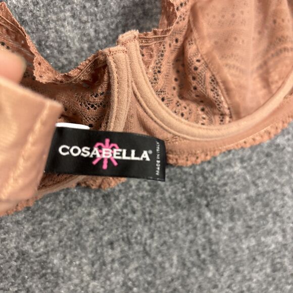 Cosabella Dolce Underwire Bra Size 32C Brown - Picture 3 of 9
